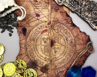 Handmade Goonies Treasure Map - Etsy