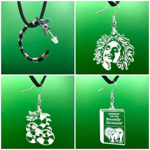 Beetlejuice Inspired Earrings