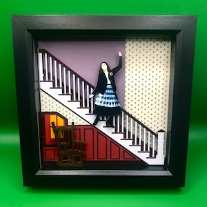 Beetlejuice themed 3D picture frame