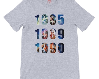 Back To The Future inspired T-Shirt / 1985 / 1989 / 1990