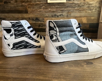 Star Wars Darth Vader Stormtrooper Custom Vans