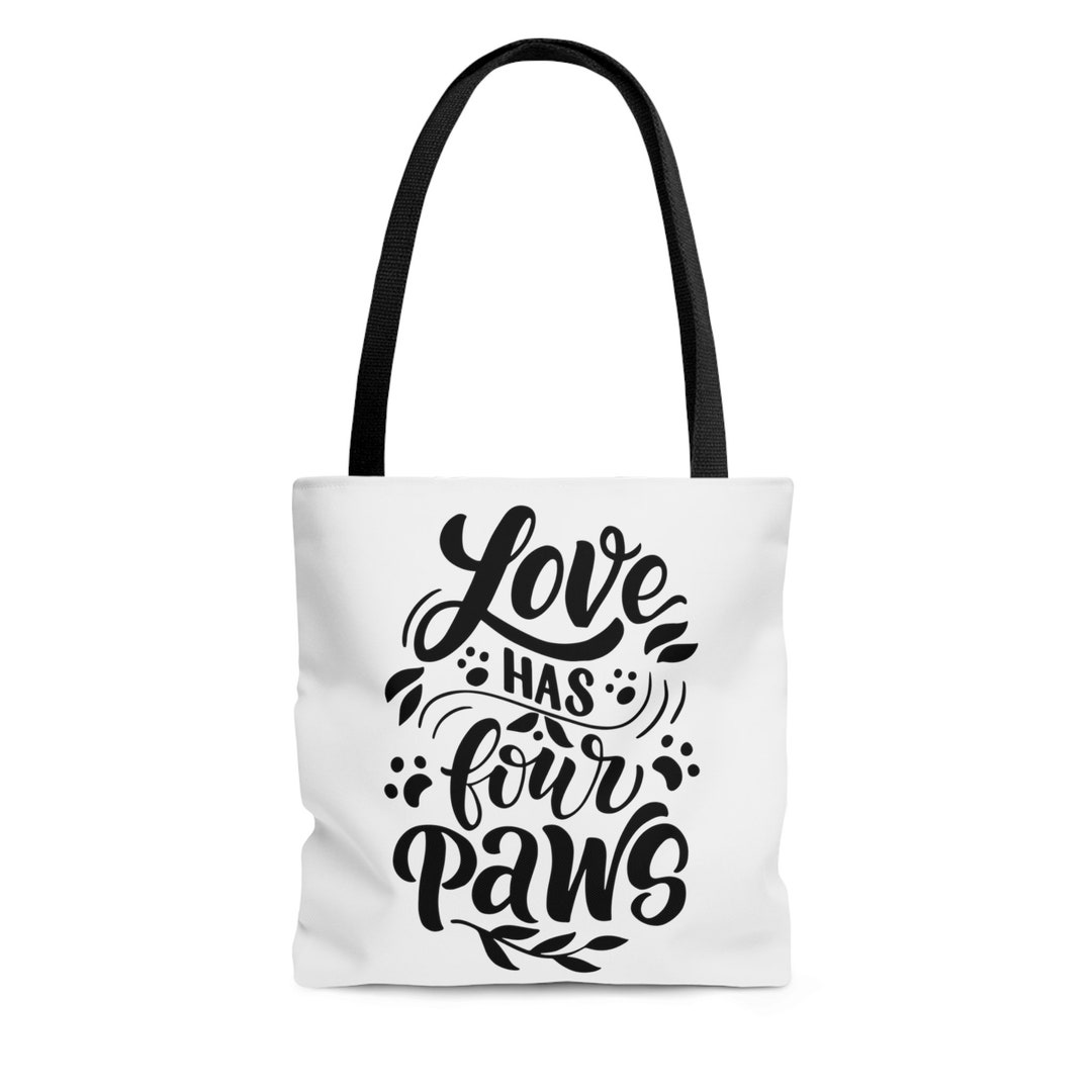 Best Friend Tote Bag Black and White Tote Bag Animal Tote Etsy