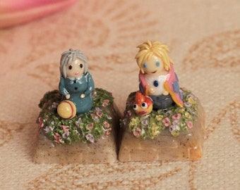 Howl & Sophie Keycaps (Ghibli inspired)