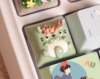 Flower Crown Totoro Keycap