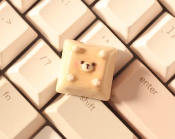 Beary Toastee Keycap