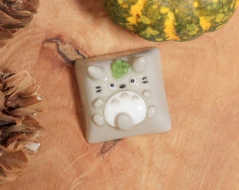 Green Leaf Totoro Keycap