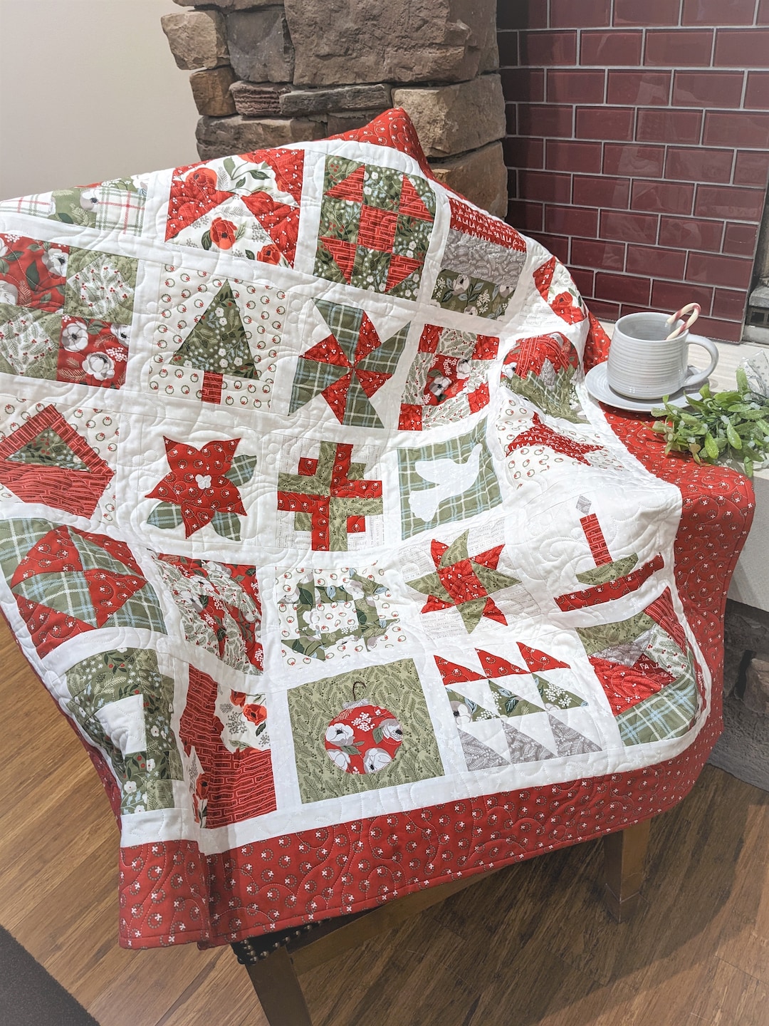 Christmas Countdown Advent Quilt Pattern – Let Your Heart Be Light ...