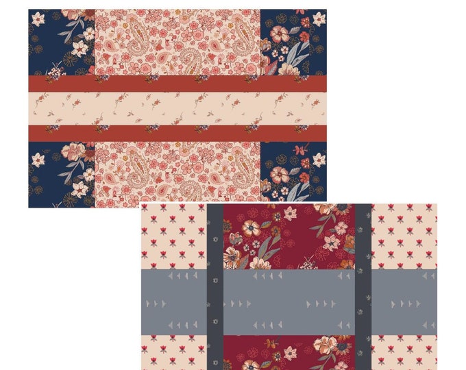 PDF Well Dressed 2 Quilted Placemat Pattern - Digital Download - Place Mat Sewing Quilt Pattern - Quick & Easy! For fat quarters or yardage