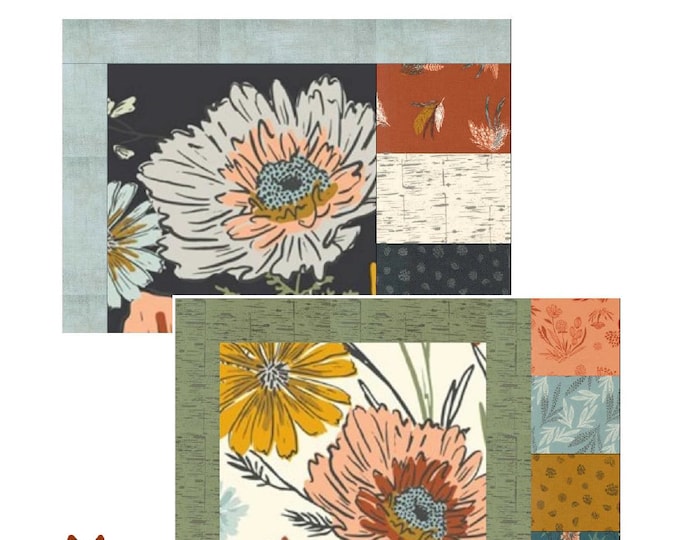 Well Dressed 3 Quilted Placemat Pattern - paper/hard copy - quilt sewing place mat