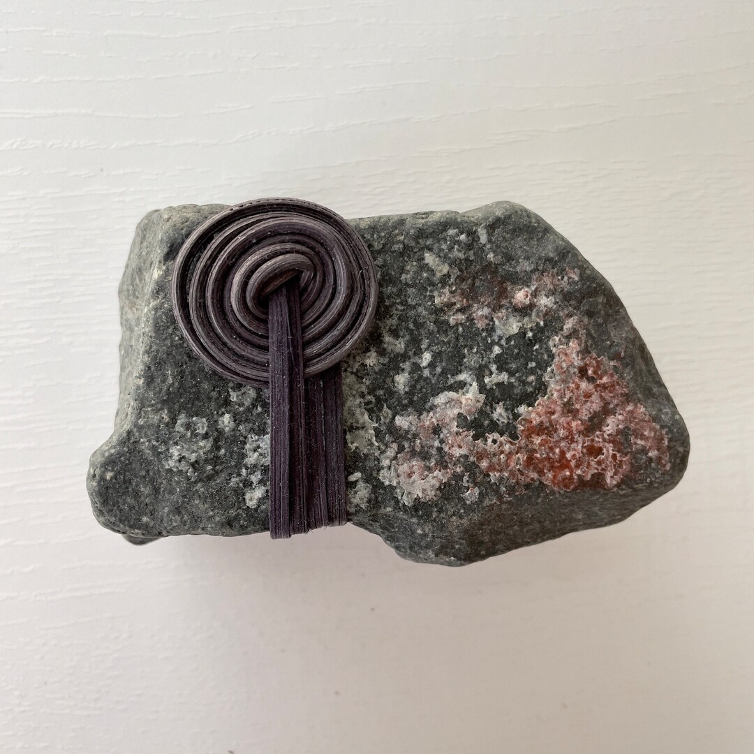 Cane Wrapped Rock 20 Handmade Zen Stone and Meditation Rock Etsy