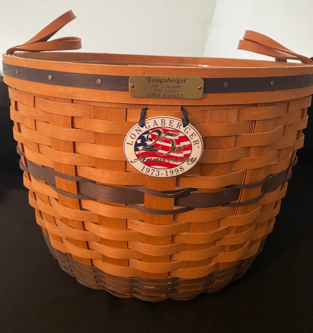 Longaberger J. W. Collection 1991 Vintage Corn Basket in Etsy