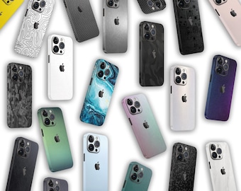 Für iPhone 17 16 15 14 13 12 11 Pro Max Plus Mini Skin/Folie Schutzfolie Aufkleber Vinyl Wrap Decal Case Hülle Made in Germany
