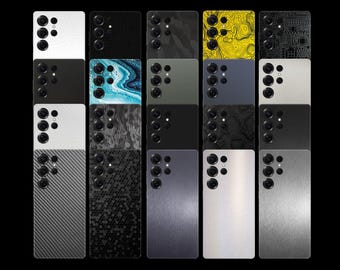 Für Samsung Galaxy S26 S25 S24 S23 Ultra Plus 5G Skin/Folie Aufkleber Schutzfolie Vinyl Wrap Decal Case Hülle Made in Germany