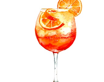 Downloadable Aperol glass