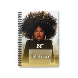 Be Amazing Spiral Notebook - Ruled Line