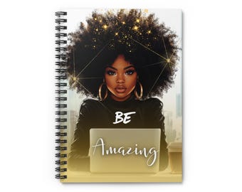 Be Amazing Spiralnotizbuch - Liniert Line, Journal