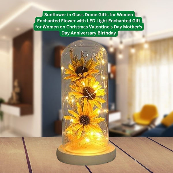 Sunflower Led Light Etsy