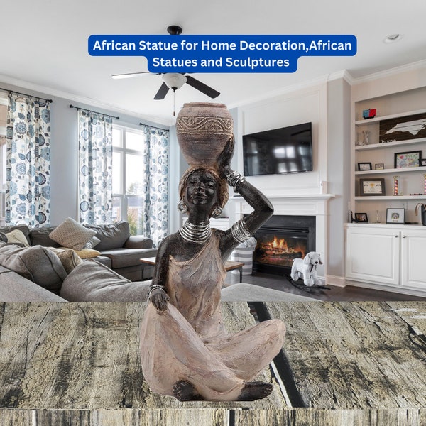 African Statue Etsy