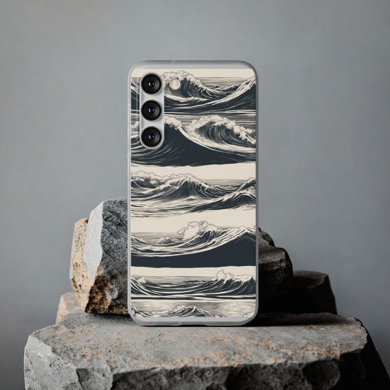 Oceanwaves Inspired Phone Case Ocean Wave Phone Case Tropical Ocean