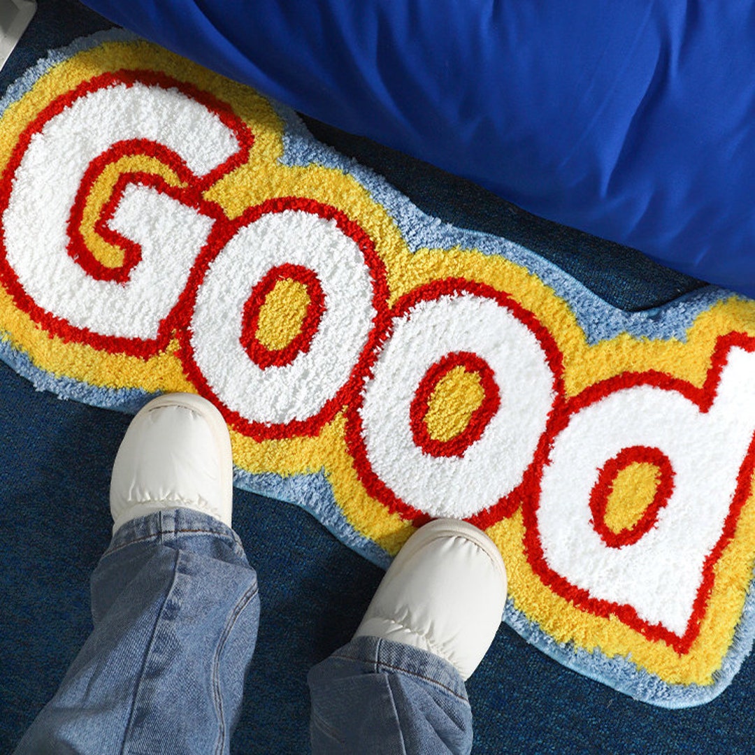 Custom Name Handmade Tufted Rug Custom Word/name Rug Custom Etsy