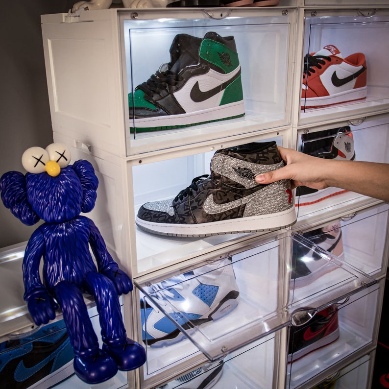 Sound Control Led Light Shoe Box LED Lighted Display Case Etsy