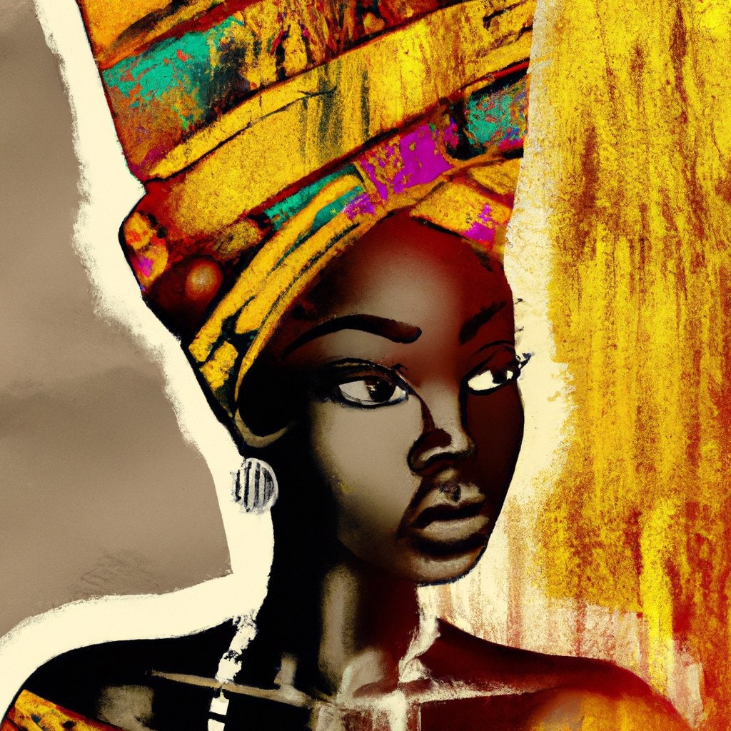 The Only Queen Black/ African Digital Art - Etsy