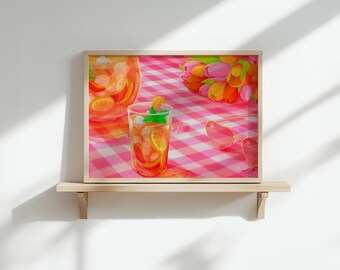 A3 poster (42 x 29.7 cm) - "Pink Ice Tea" (unframed)