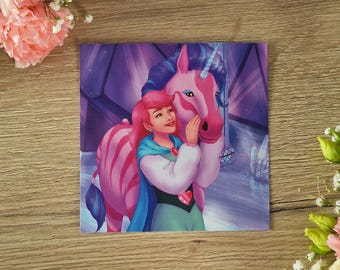 Poster (14.8 x 14.8) – “Tamara and the Singing Shadow” (Princess Starla and the Magic Jewels) | Printed illustration