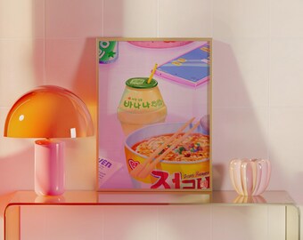 A3 poster (29.7 x 42 cm) - "Korean Snacks" (unframed)
