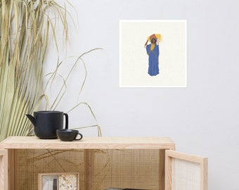 Minimalist Ruth Poster w/ Full Book of Ruth - Minimalist Christian Art