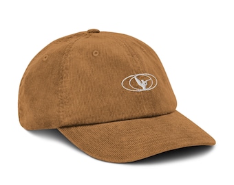 Minimalist Embroidered Corduroy Hat - Christian Apparel, Gift for Him, Gift for Her - Cool Hat