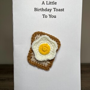 Szydełkowa kartka na toast | Kartka urodzinowa | Ręcznie robiony prezent