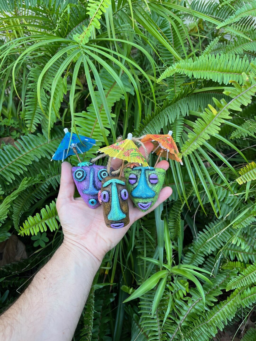 Tiki Christmas Ornaments Tropical Christmas Ornaments, Tiki Christmas