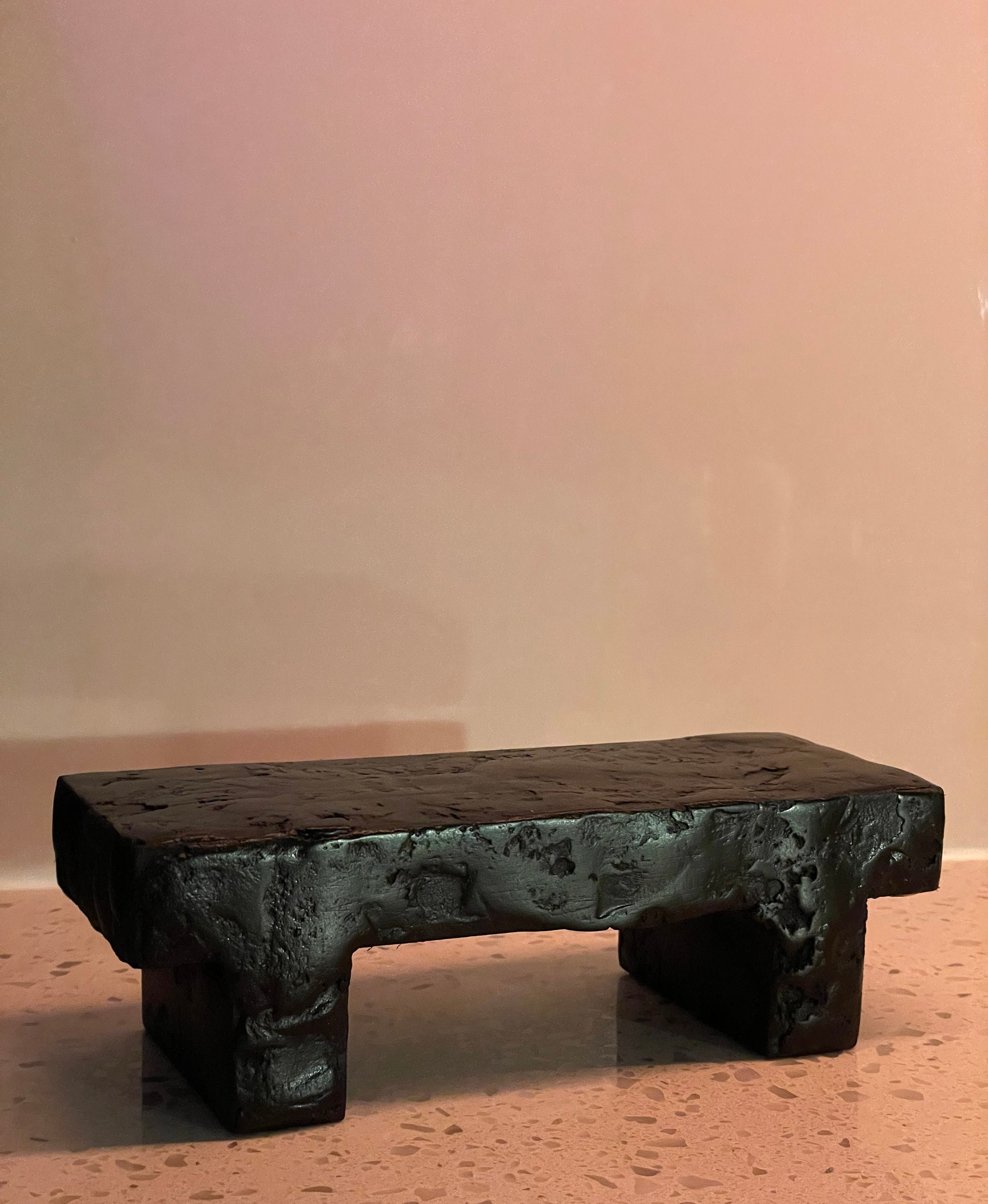 Concrete Display Riser Black Minimalist Textured Concrete Riser - Etsy