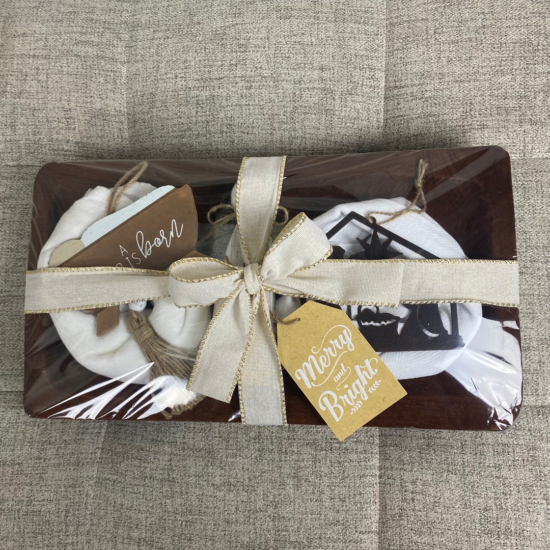 Baby Jesus & Nativity Ornament Gift Box Set. Faith Christian Etsy