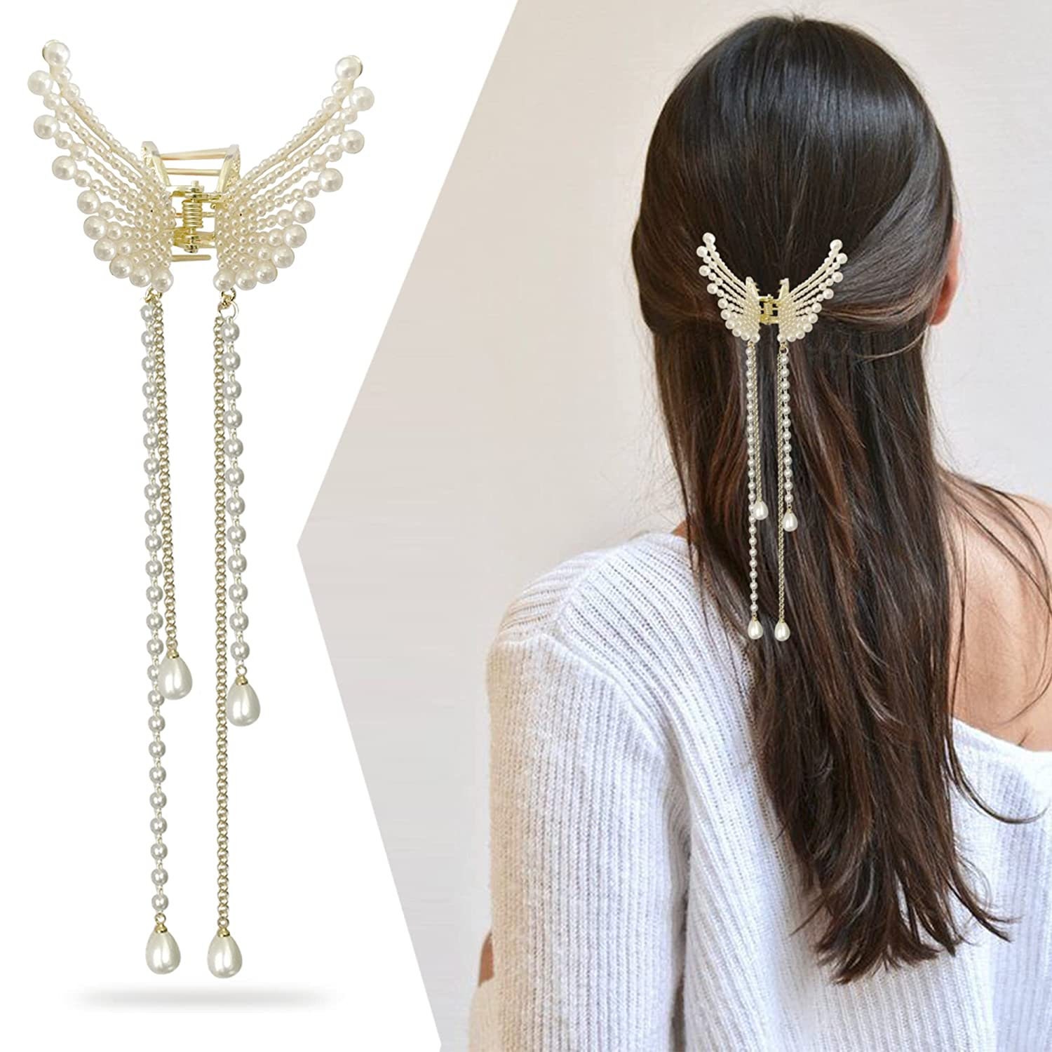 Large Metal Hair Claw Hairclips Hair Catch Barrette Jaw Clamp Fashion Large  Gold Hair Clips Suitable for Any Hairstyles and Hair Types NonSlip Hair  Clips  China Hairclips and Clips price 