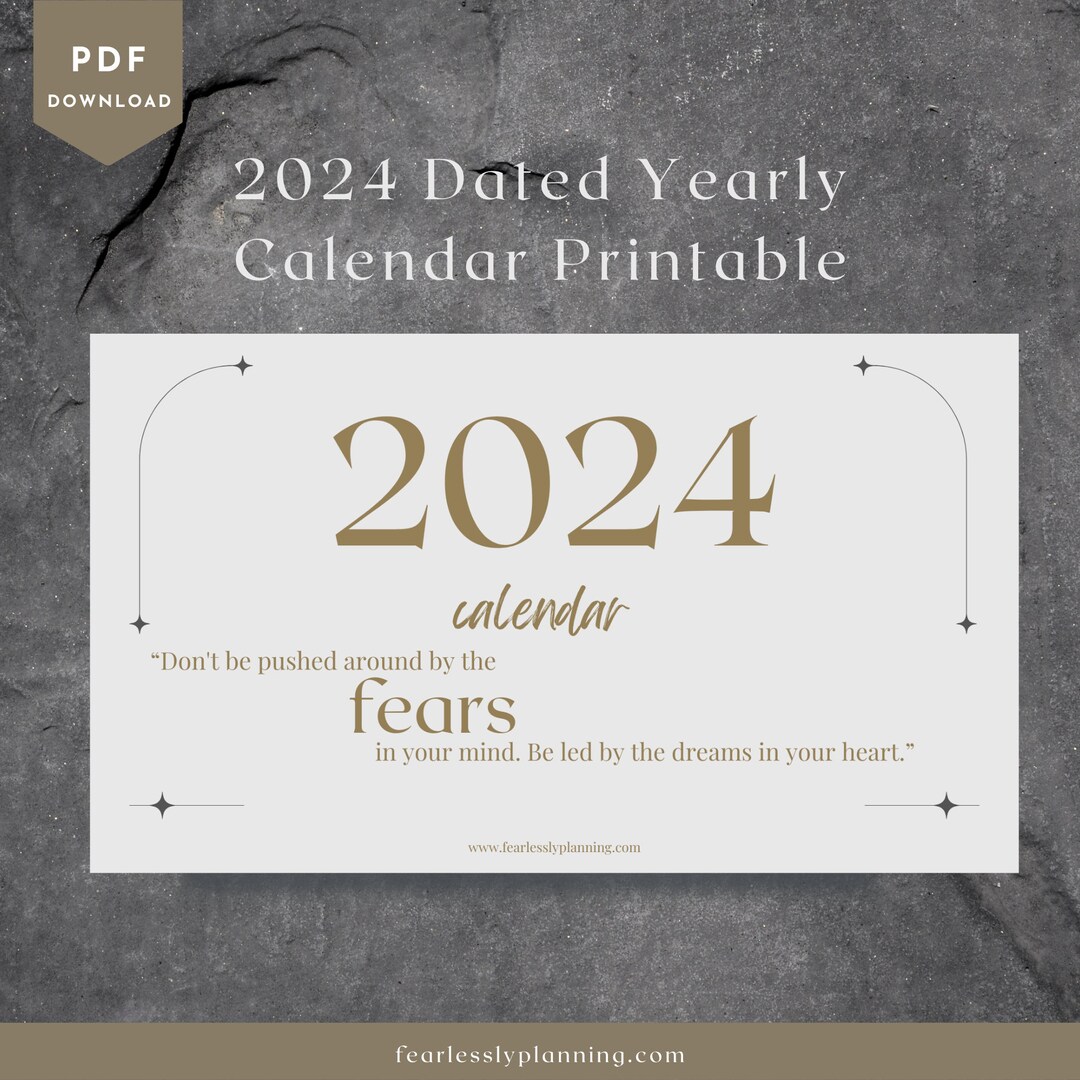 2024 Calendar Printable 2024 Monthly Planner Minimalist - Etsy Canada