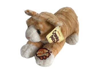 Dakin Cranky Pets Princess Orange Tabby Cat Plush Tags 13” HTF Works 21294
