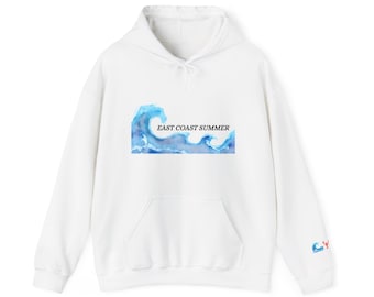 East Coast Summer Hoodie | Ocean Wave Graphic Sweatshirt