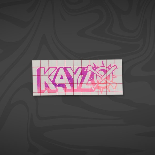 Kayzo | Vinyl Decal, SVG, Sticker | EDM, Dubstep, Rave