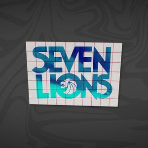 Seven Lions | Vinyl Decal, SVG, Sticker | EDM, Dubstep, Rave
