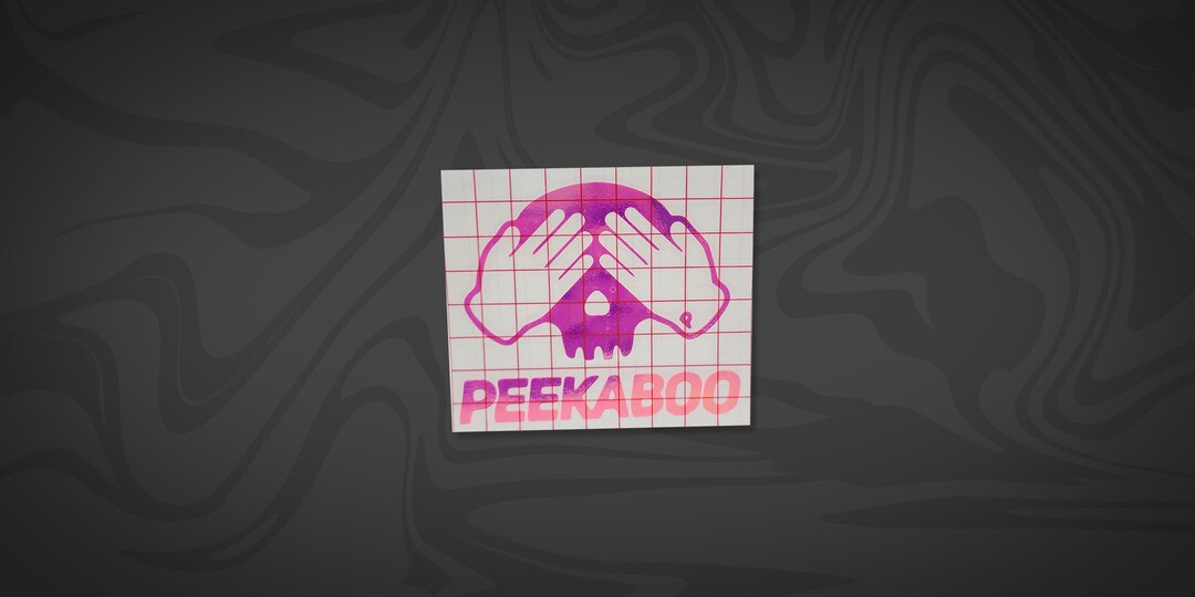 Peekaboo Vinyl Decal SVG Sticker EDM Dubstep Rave - Etsy