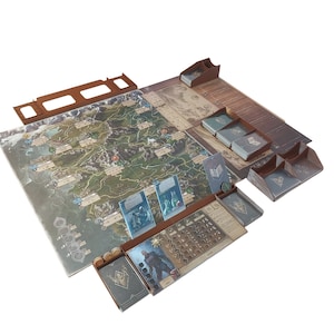 Witcher: Old world Accessories player dashboard card stand boardgame | organizer