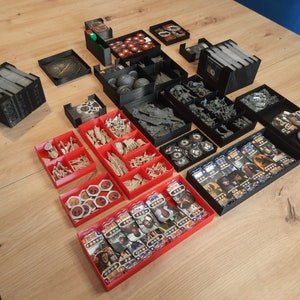 Insert organizer for Star Wars: Rebellion + expansion Rise of the Imperium | organizer