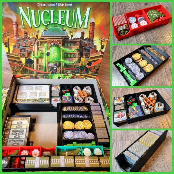 Insert for Nucleum | organiser | Boardgame | organizer