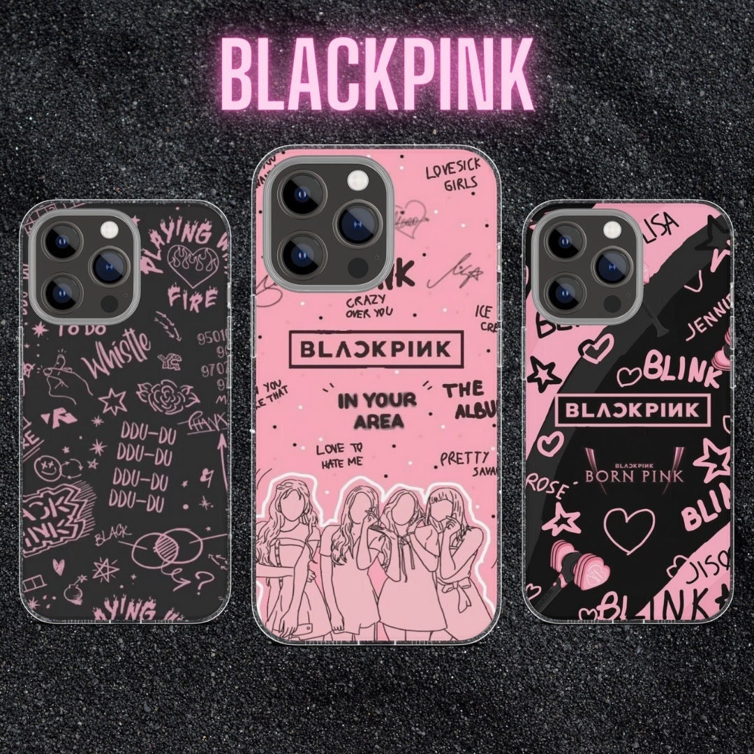 Kpop BLACKPINK Laser Phone Strap Key Ring Lisa Jennie Pink Lanyard Blink  Jewelry