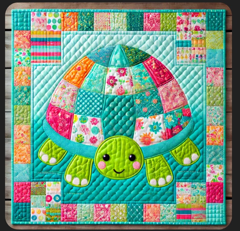 Turtle 2. Available in 3 Sizes - Etsy