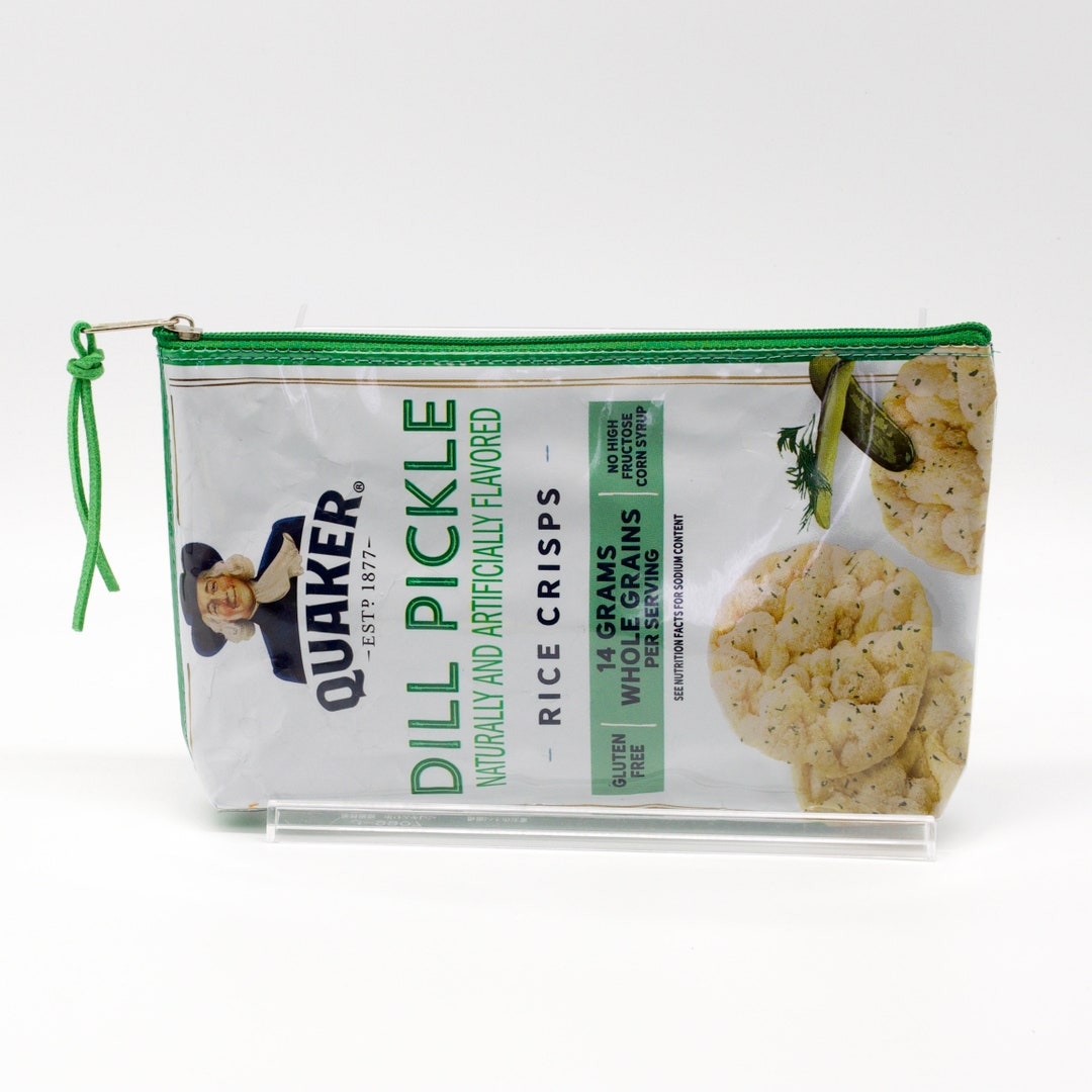 Quaker Dill Pickle Rice Crisps Zipper Pouch/coin Purse/card Etsy