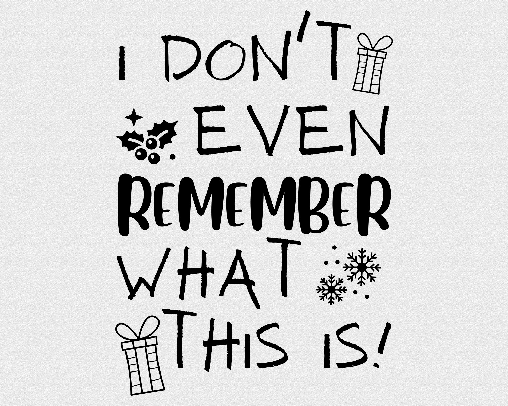 Christmas Gift Tag SVG Printable Funny Holiday Quotes Labels Etsy