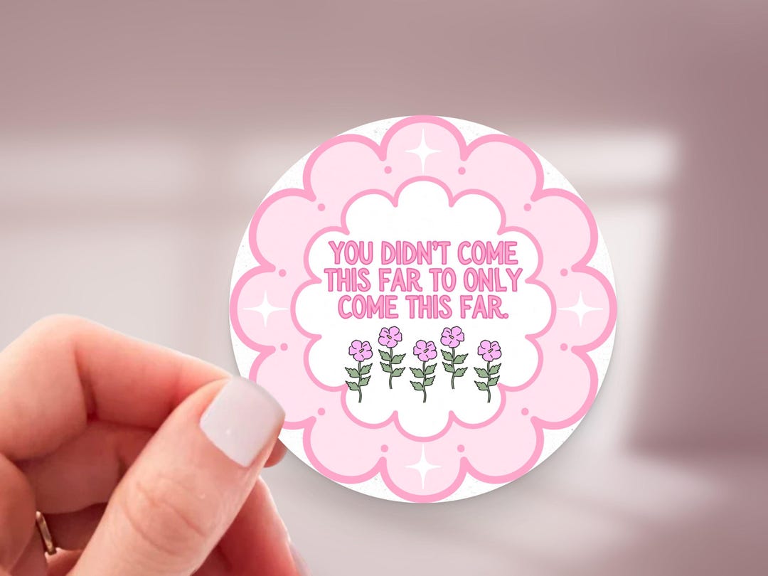 ED Recovery Sticker Motivational Mental Health Vinyl Decal for Eating ...